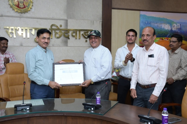 PSY Meritorious honor in Chhindwara Collector